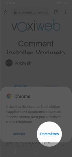 Installation Android Etape 2