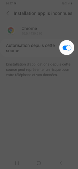 Installation Android Etape 4