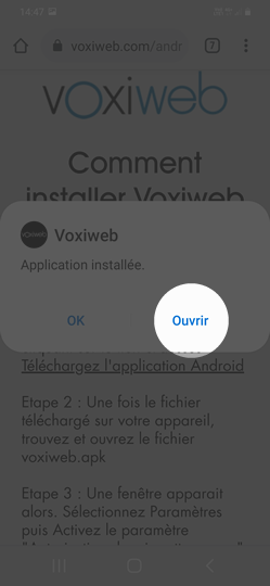 Installation Android Etape 6